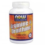 NOW Foods Arginine & Ornithine 100капс 