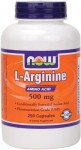 NOW Foods Arginine 500мг 250капс  